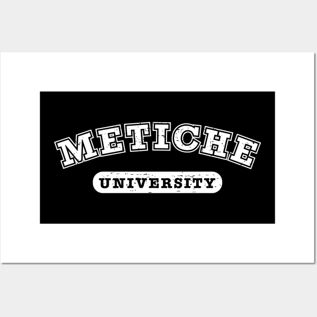 Metiche University - grunge design Wall Art by verde